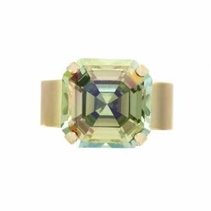NEW TOVA women's solitaire rings in green